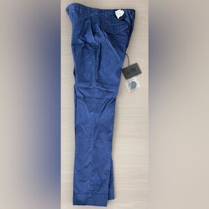 NWT ATM Anthony Thomas Melillo Men's Enzyme Wash Chino Pants Navy Blue 30x34